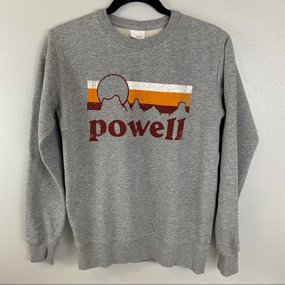 Lake Powell Women Gray Crew Pullover Sweater Sz XS